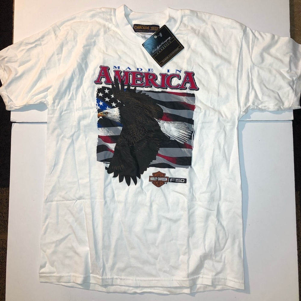 Made In America Harley Davidson F150 T-Shirt size Large.